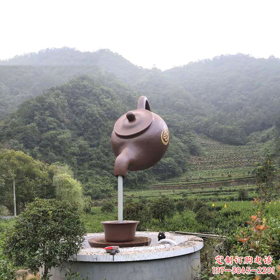 宁波玻璃钢天壶喷泉精致而神奇的雕塑