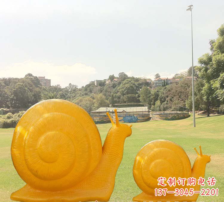 宁波玻璃钢蜗牛雕塑