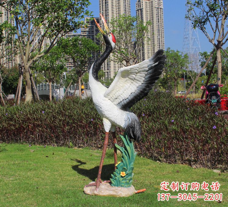 宁波仙鹤雕塑玻璃钢的艺术之美