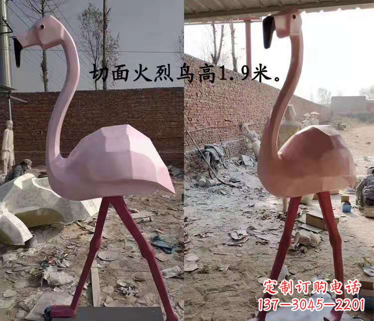 宁波玻璃钢仙鹤雕塑——灵动的艺术美学