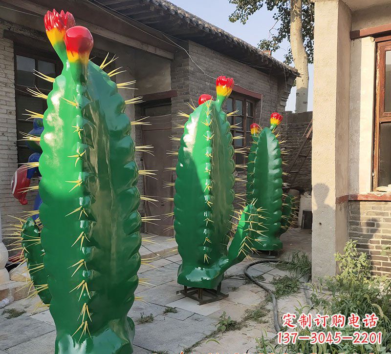 宁波仙人掌雕塑玻璃钢的艺术精品