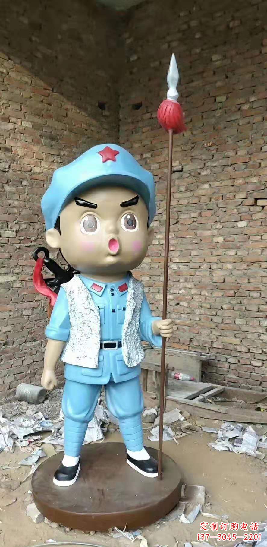 宁波红军雕塑弘扬伟大革命精神
