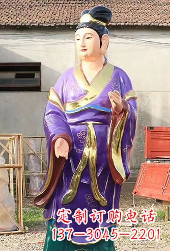 宁波玻璃钢宗教庙宇彩绘八仙神像