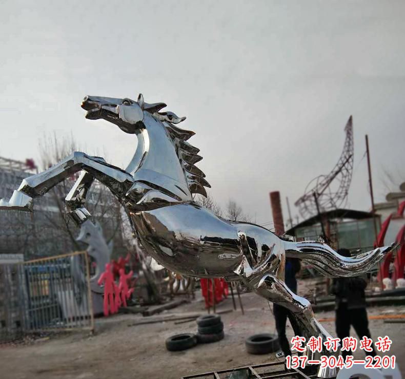 宁波不锈钢奔跑马雕塑