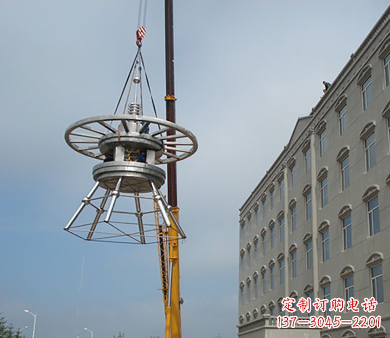 宁波不锈钢避雷针造型雕塑