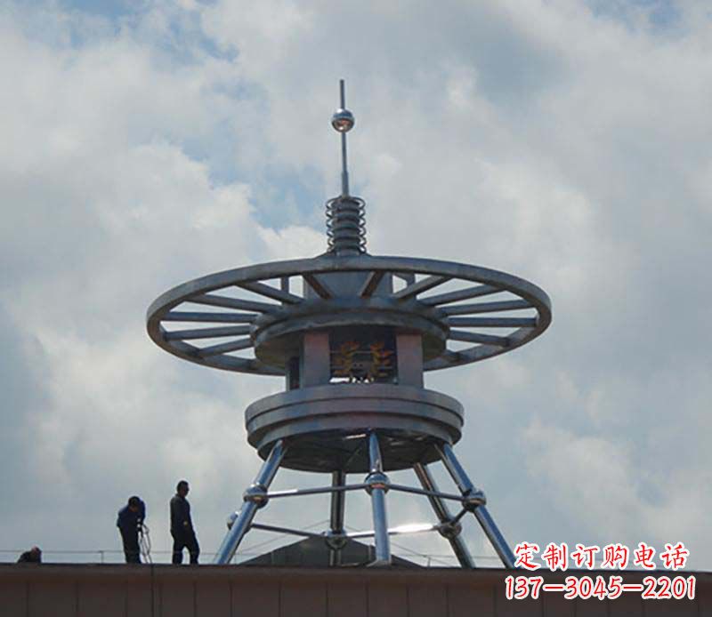 宁波不锈钢避雷针造型景观雕塑