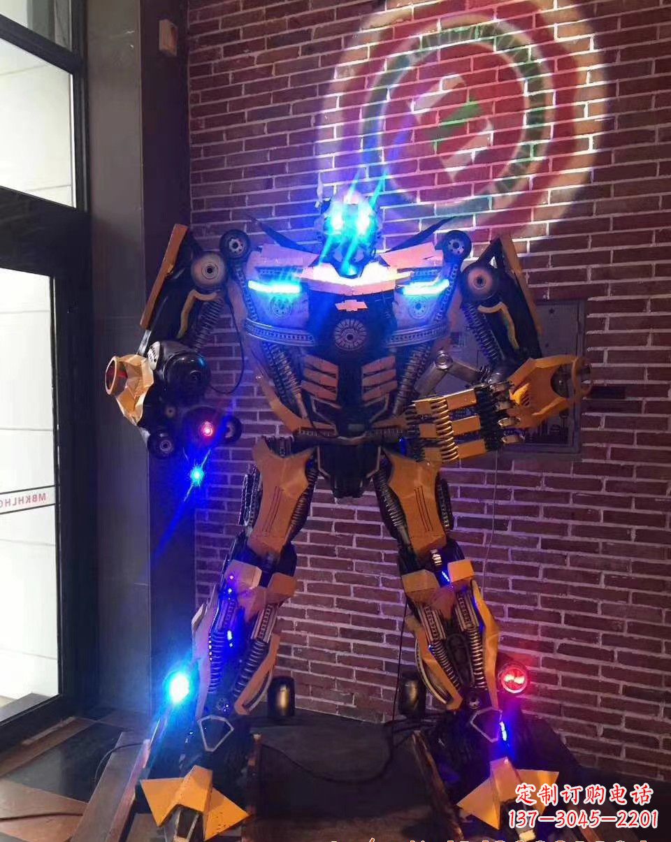 宁波不锈钢变形金刚雕塑