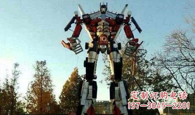 宁波不锈钢变形金刚卡通雕塑