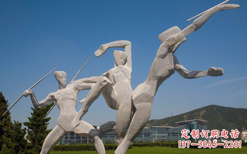 宁波不锈钢标枪雕塑一种新型的艺术形式