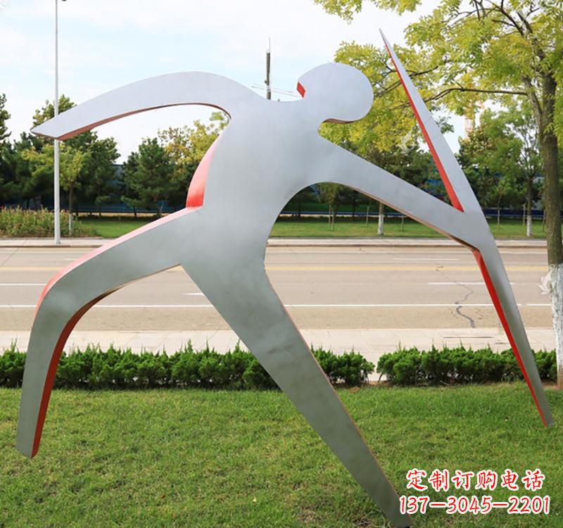 宁波不锈钢标枪雕塑2