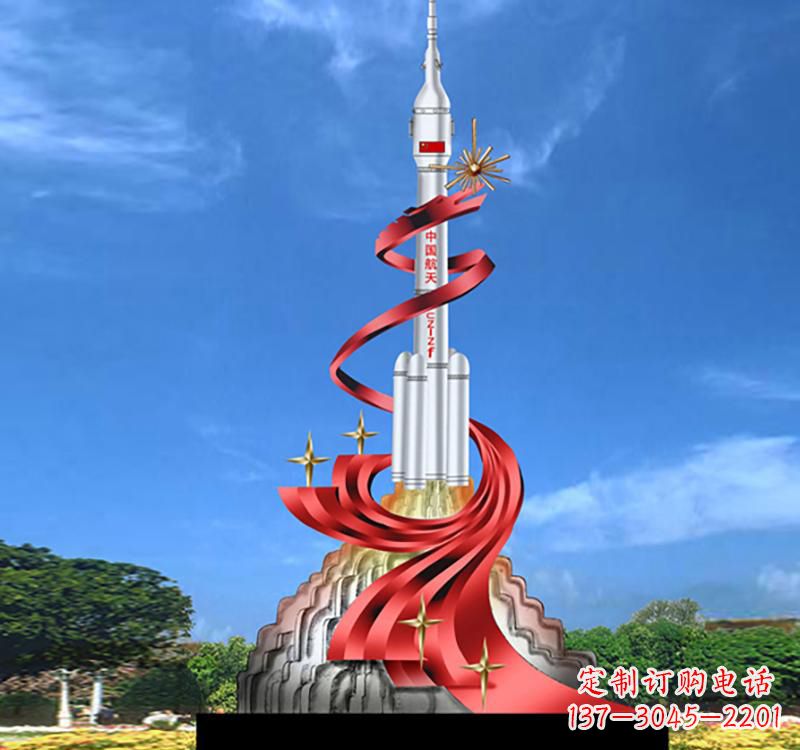 宁波不锈钢嫦娥飞天标识雕塑