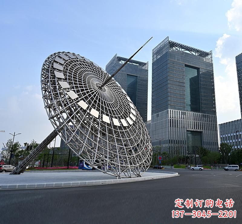 宁波不锈钢城市璀璨的摩天轮雕塑