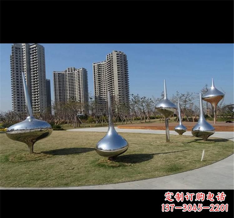 宁波不锈钢城市水滴雕塑唤醒城市的灵魂