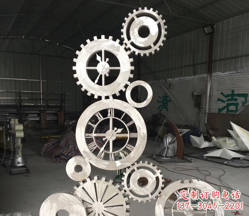 宁波不锈钢齿轮雕塑艺术与科技的完美结合