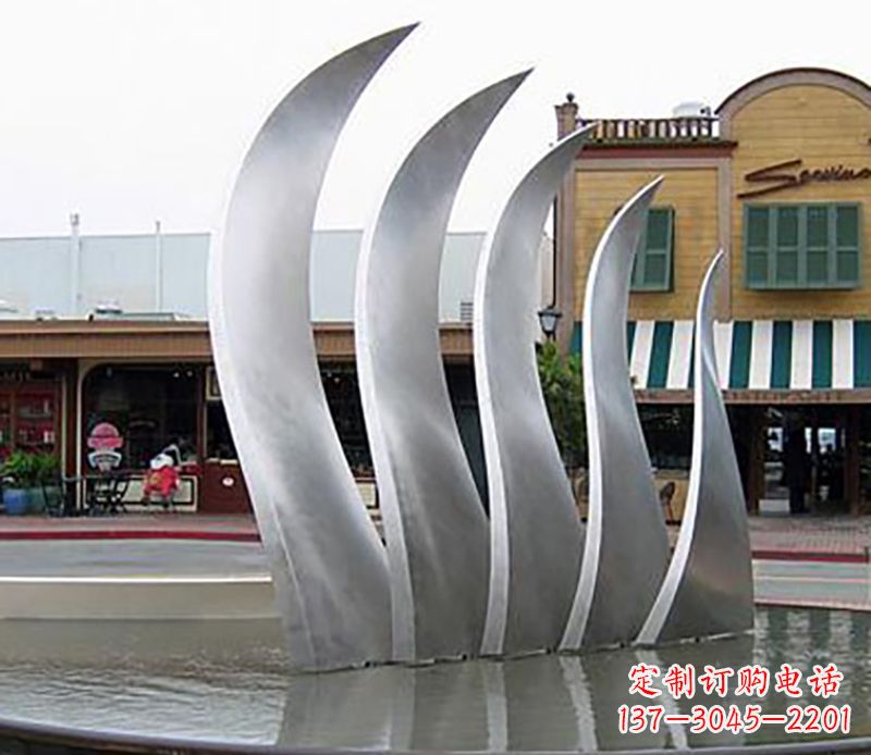 宁波不锈钢翅膀雕塑给空中带来力量与美丽