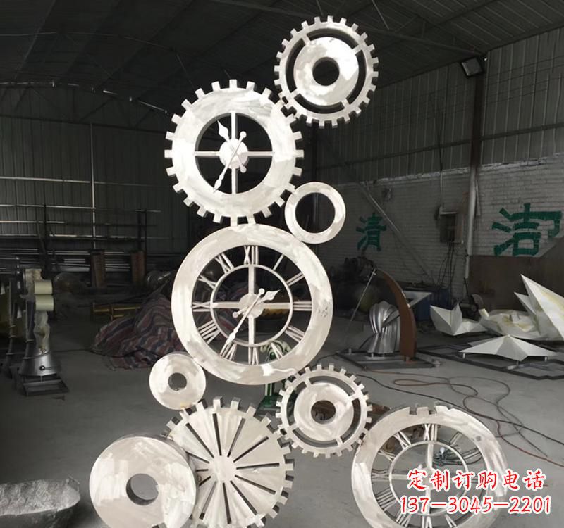 宁波齿轮雕塑精致细腻的艺术品