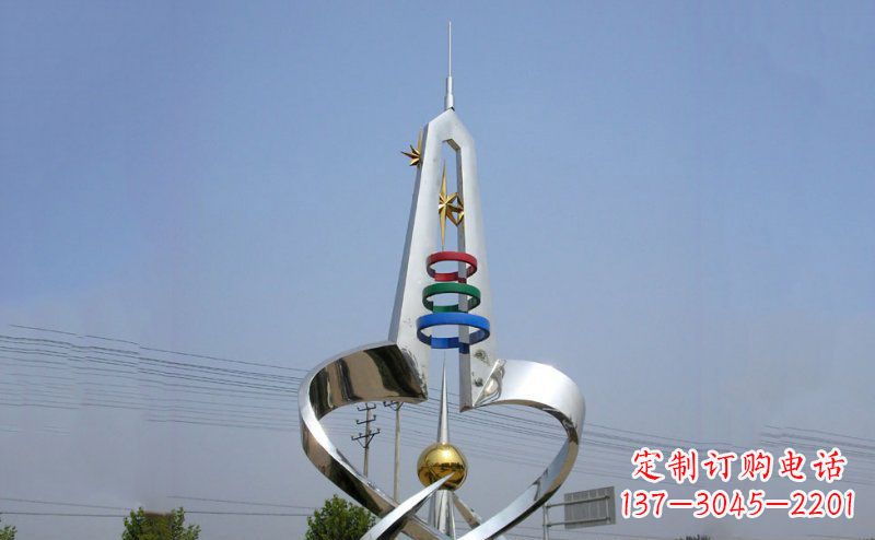 宁波不锈钢材质的避雷针雕塑