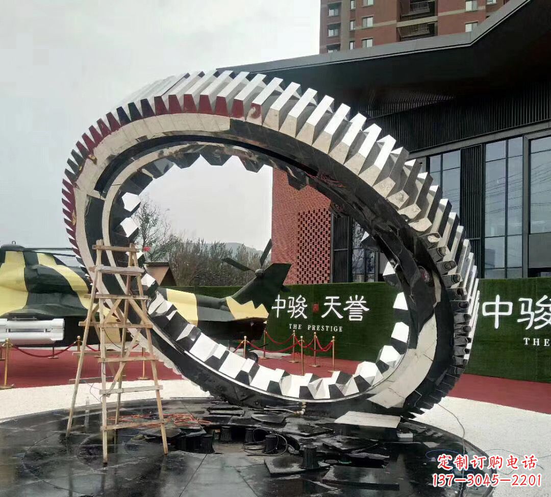 宁波不锈钢齿轮雕塑以科技艺术的形式演绎动力