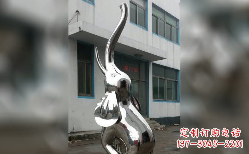 宁波精致的不锈钢大象雕塑