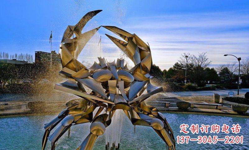 宁波精美不锈钢螃蟹雕塑