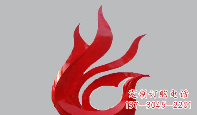 宁波不锈钢凤凰雕塑——传承古代文化之美