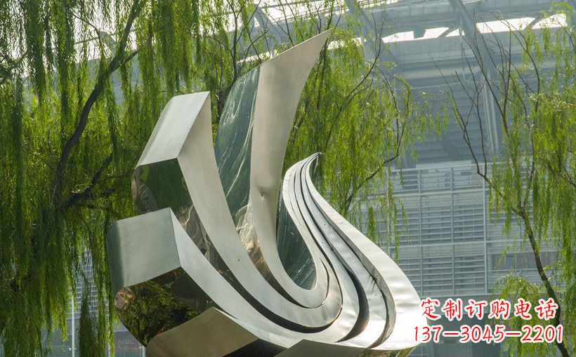 宁波不锈钢鸽子景观雕塑