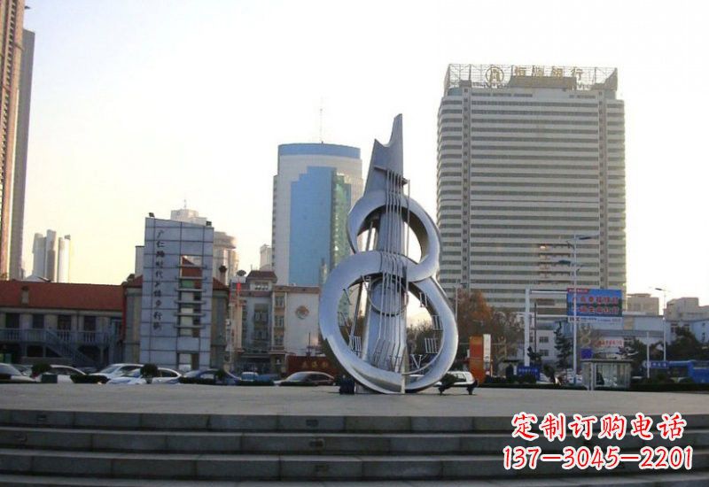 宁波不锈钢吉他雕塑
