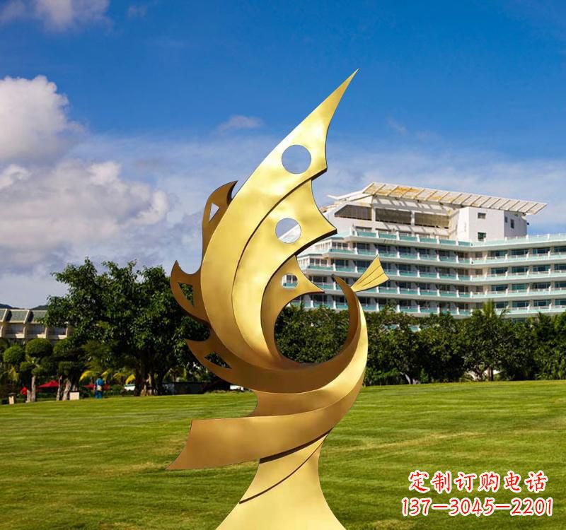 宁波不锈钢凤凰雕塑精致而古典