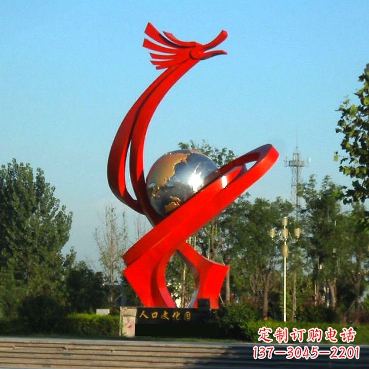 宁波不锈钢创意龙形景观雕塑——点缀城市园林公园广场