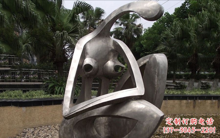 宁波青春靓丽不锈钢美女人物雕塑