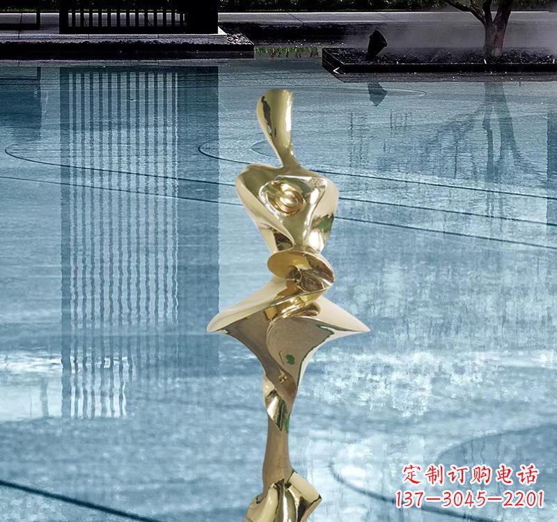 宁波不锈钢材质的人体雕塑