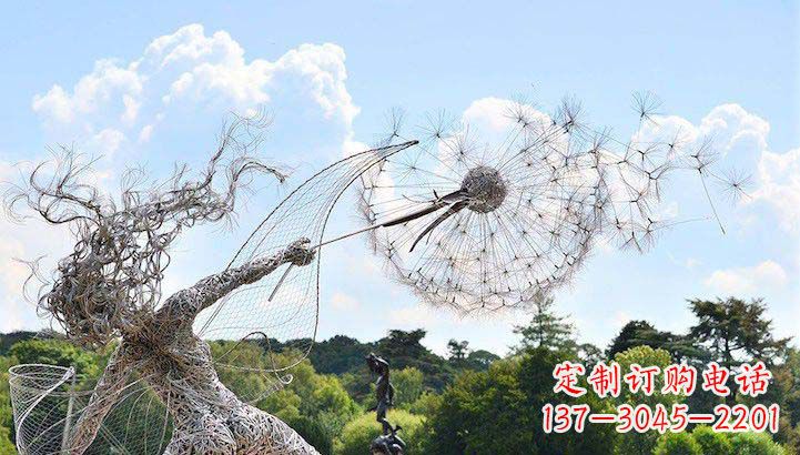 宁波不锈钢蒲公英雕塑