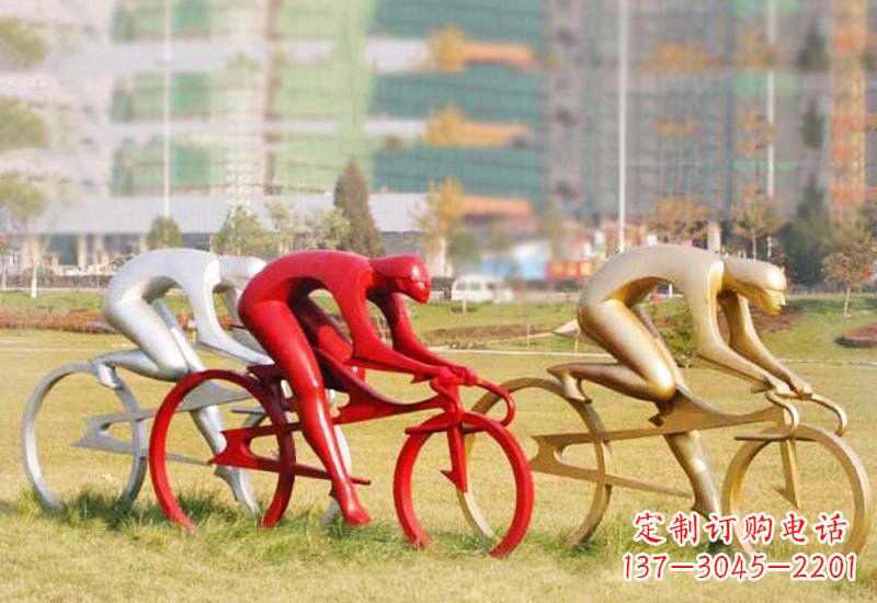 宁波不锈钢自行车雕塑
