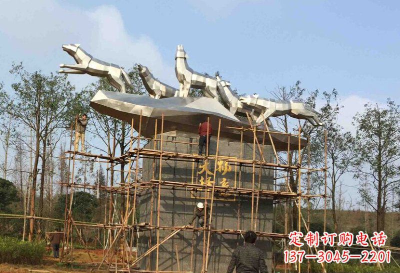 宁波不锈钢动物雕塑