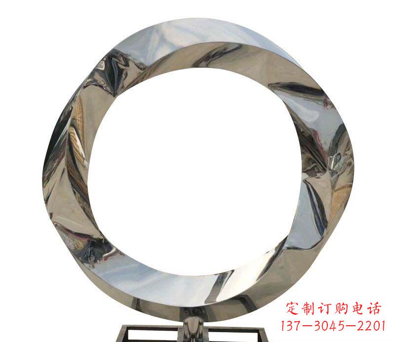 宁波不锈钢圆环雕塑——精美而优雅