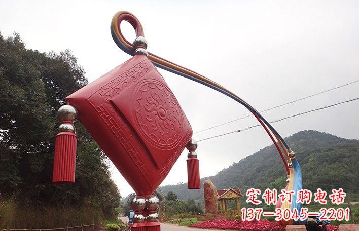 宁波精美不锈钢拱门雕塑
