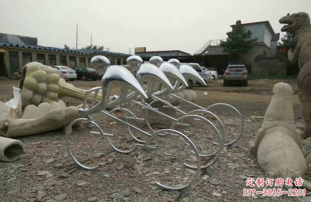 宁波不锈钢自行车雕塑
