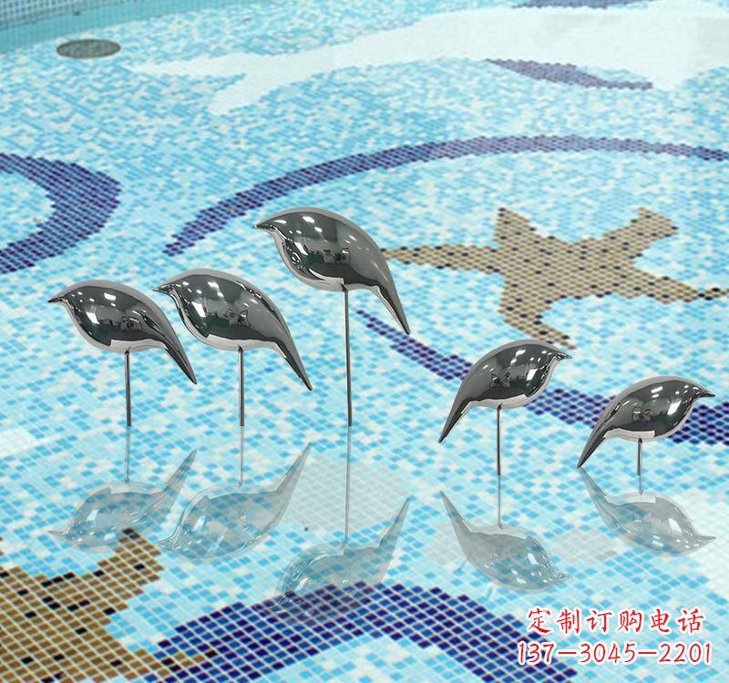 宁波不锈钢创意鸽子雕塑展现精致美感