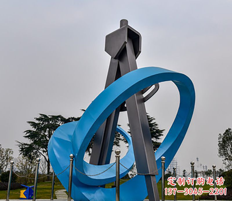 宁波精美的不锈钢圆规雕塑