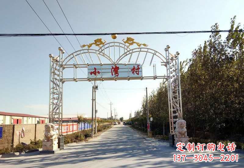 宁波不锈钢牌坊雕塑让美丽的传统永存