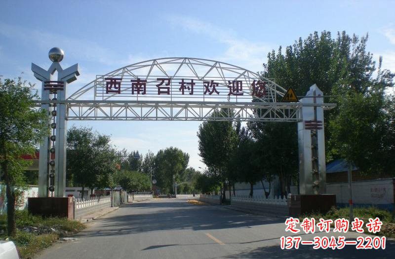 宁波不锈钢牌坊雕塑传承传统文化