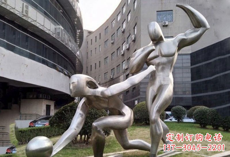宁波不锈钢保龄球雕塑——精美绝伦