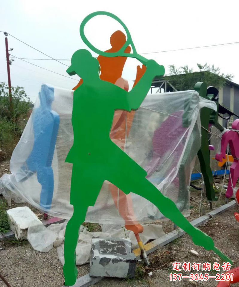 宁波羽毛球雕塑不锈钢的艺术精灵