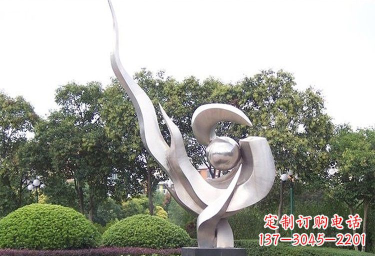 宁波不锈钢大抽象鸽子雕塑