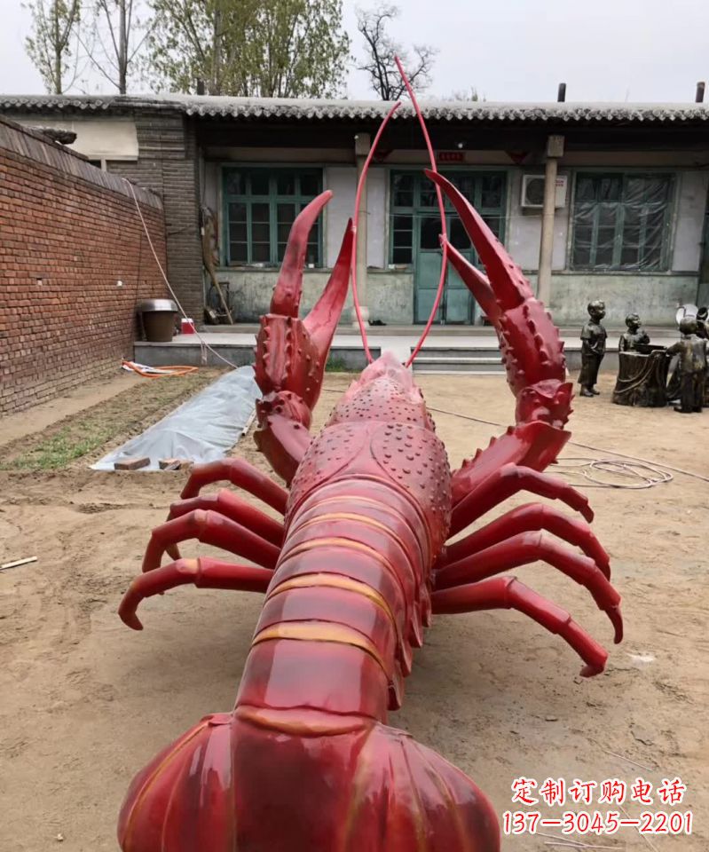 宁波不锈钢大龙虾雕塑