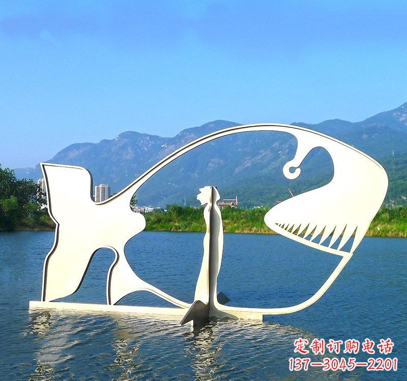 宁波精美的不锈钢大型鲸鱼雕塑