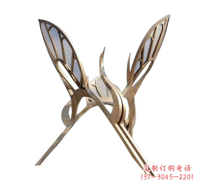 宁波精美的不锈钢仙鹤雕塑