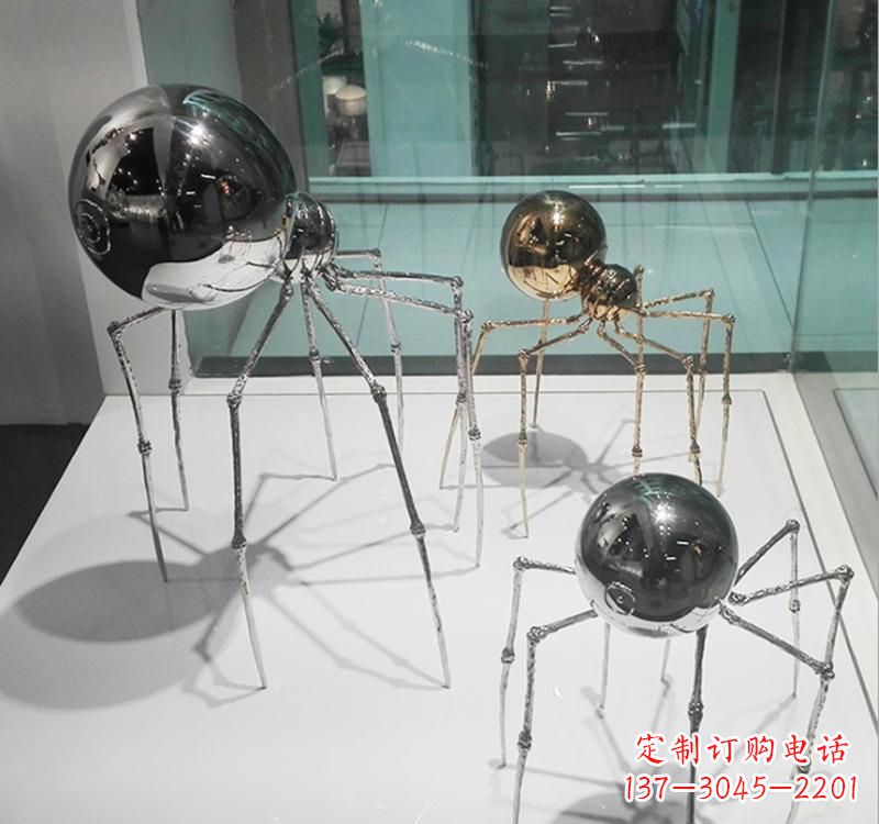 宁波不锈钢蜘蛛侠雕塑