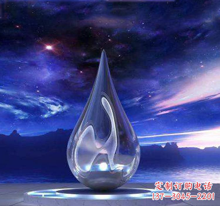 宁波不锈钢大型水滴雕塑极致的审美艺术