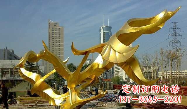 宁波不锈钢大雁雕塑——一件传承中华文化的艺术杰作